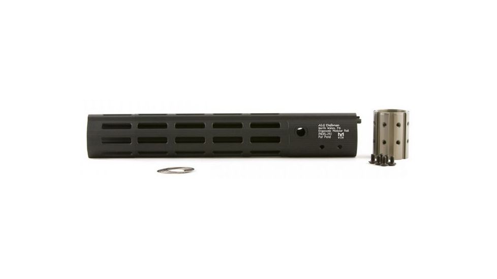 ALG Defense 12in Ergonomic Modular Railed Handguard - V1, Black, 12in 05-293B