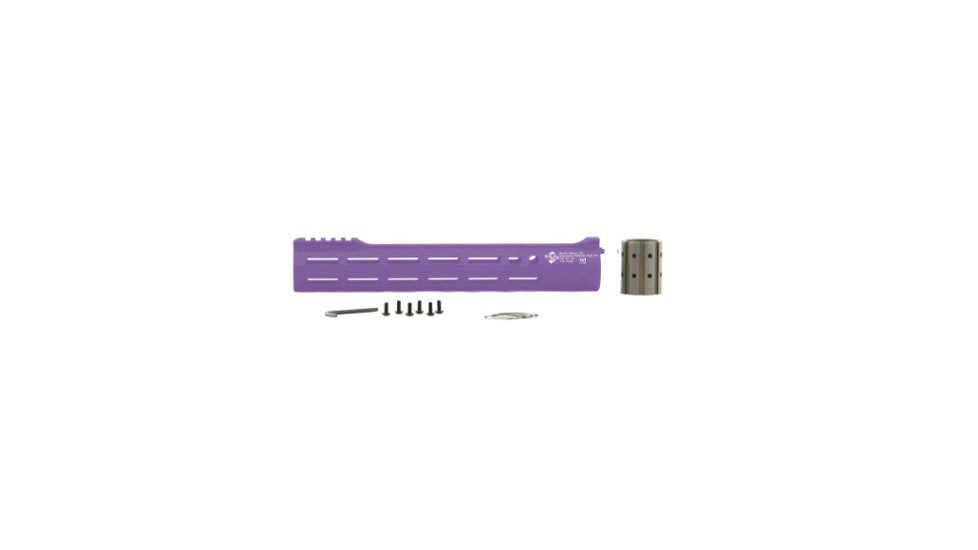 ALG Defense 12in Ergonomic Modular Railed Handguard - V2 M-LOK, Purple, 12in 05-317P