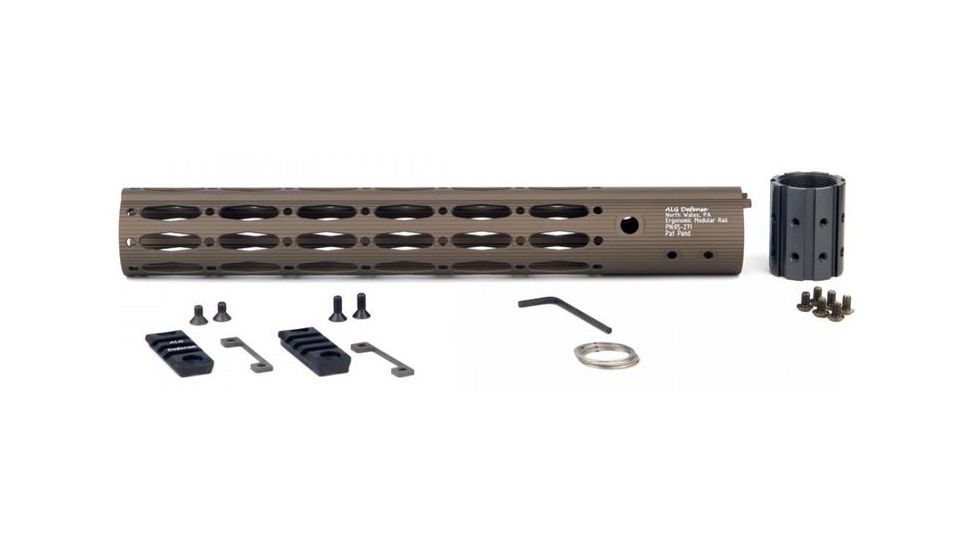 ALG Defense 13in Ergonomic Modular Railed Handguard - V0, DDC, 13in 05-271S