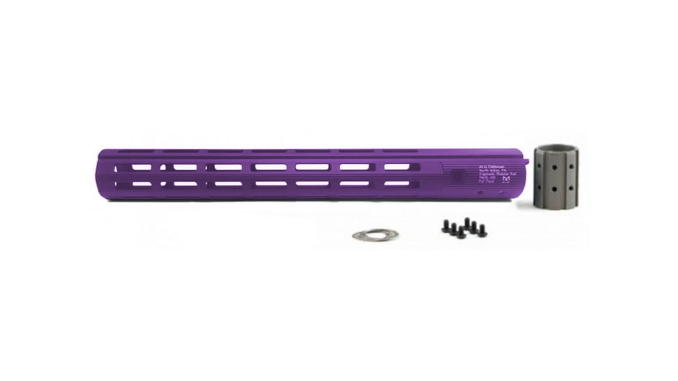 ALG Defense 15in Ergonomic Modular Railed Handguard - V1, Purple, 15in 05-305P