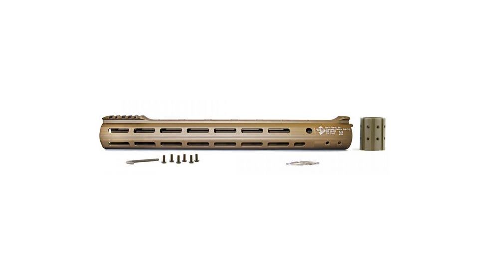 ALG Defense 15in Ergonomic Modular Railed Handguard - V2 M-LOK, DDC, 15in 05-319S