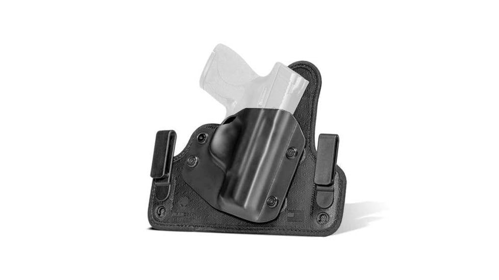 Alien Gear Holsters Cloak Boltaron/TPE/Neoprene IWB Holster, Glock - 43X MOS , Right Hand, Black, No Light, CT35-1138-RH-D