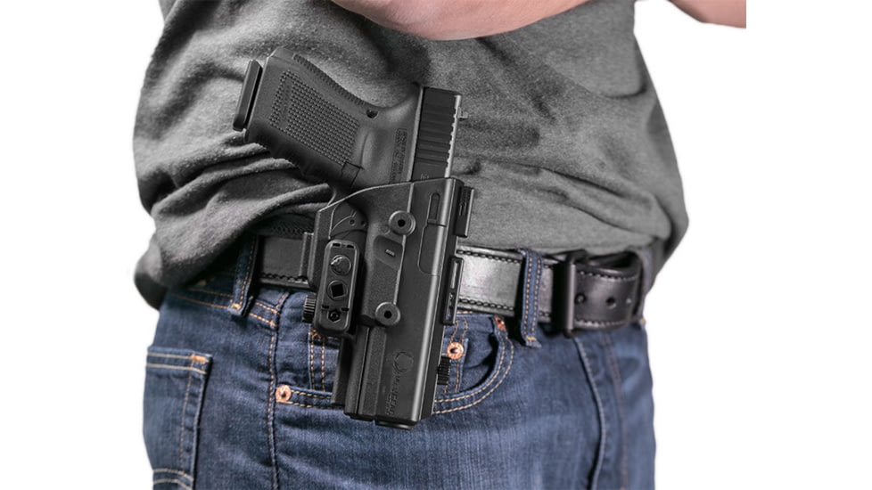 Alien Gear Holsters Shape Shift Paddle, Glock 43x, Left Hand, Ridgid, 1.5in Belt Slide, SSPA-0939-LH-R-15-D