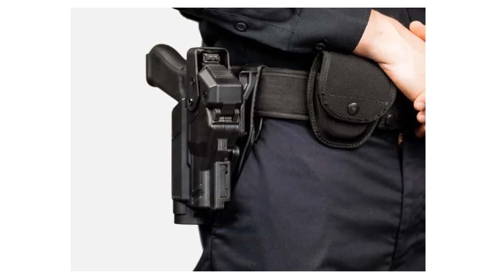 Alien Gear Holsters Duty Mid Ride OWB Holster, SIG Sauer P320/M17, Left Hand, Black, 00193858311111