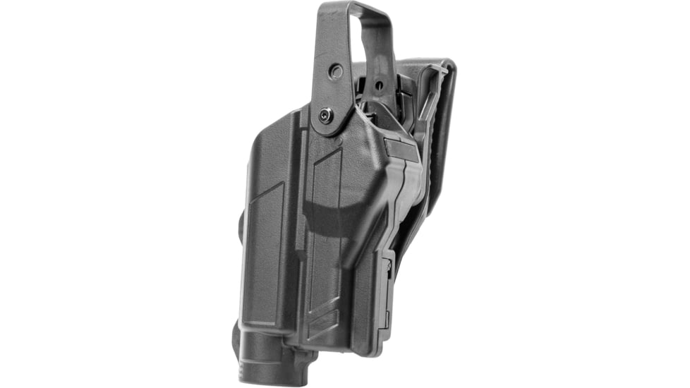 Alien Gear Holsters Rapid Force Duty Holster Mid Ride Belt Slide Level III Light Bearing, Sig P320/M17 9/40, Left, Black, Matte, One size, 193858313788