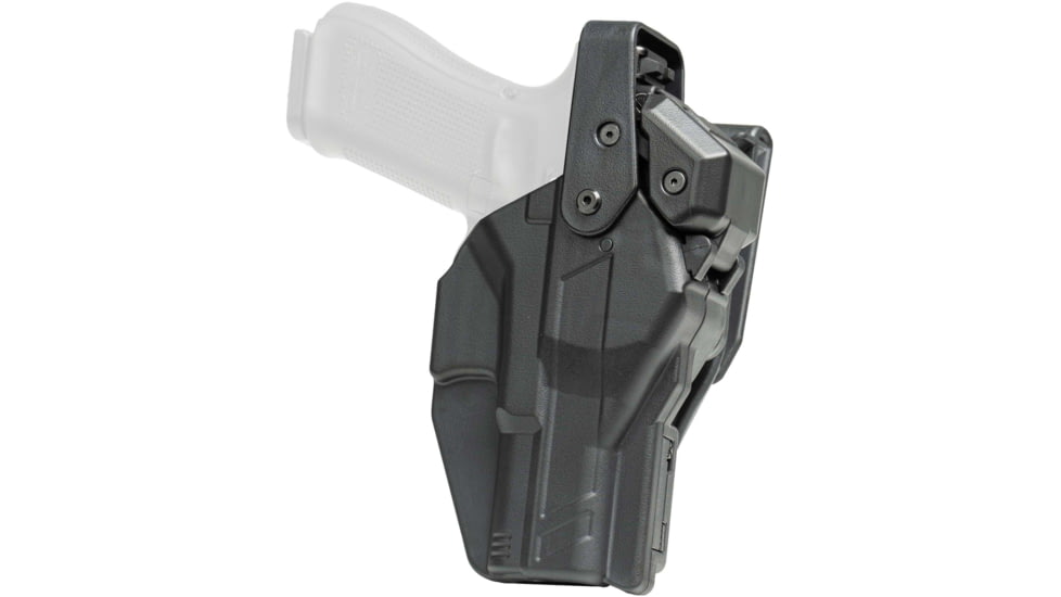 Alien Gear Holsters Rapid Force Duty Holster Mid Ride Belt Slide Level III MRDS, Sig P320 Compact/M18/XCompact, Left, Black, Matte, One size, 193858358680