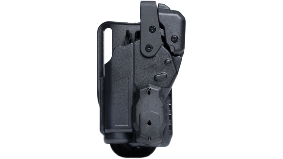 Alien Gear Holsters Rapid Force Level 3 Duty Polymer OWB Belt Holster, SIG Fuse/365XMacro/365XMacro Comp, Left Hand, Compact Light, With Axon, Black, R3-M-1348-BK-LH-CL-AX-B