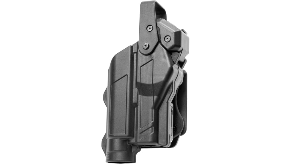 Alien Gear Holsters Rapid Force Duty Holster Mid Ride Belt Slide Level III Light Bearing MRDS, Sig P320 Compact/M18/XCompact, Left, Black, Matte, One size, 193858314006