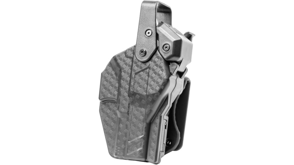 Alien Gear Holsters Rapid Force Mid Ride Belt Slide Holster Level III w MRDS, Sig P320/M17 9mm/40, Left, Black, Basketweave, One size, 193858754192