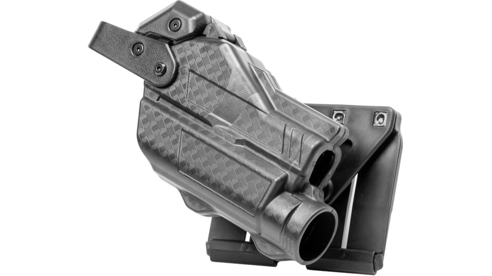 Alien Gear Holsters Rapid Force MOLLE Holster Lvl III Light Bearing XL Optic , Glock 17/31/47/22 Gen 1-4, Right, Black, Basketweave, One size, 193858377421