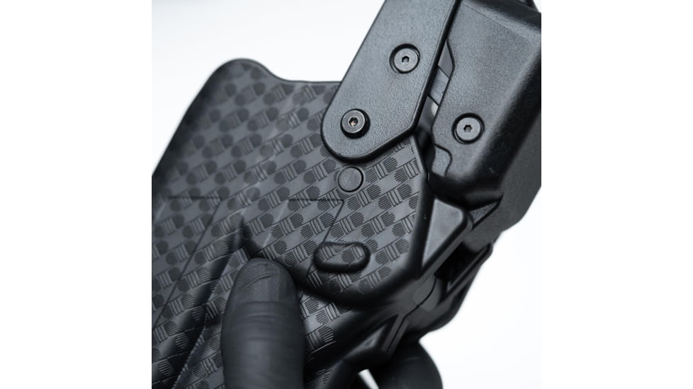 Alien Gear Holsters Rapid Force Polymer Level III OWB Belt Duty Holster, Glock 19/19X/19 MOS/23 Gen 1-4/44/45/45 MOS, Glock 17/17 MOS/22 Gen 1-4/47/47 MOS, Left Hand, Tan, Large Light, R3-M-0057-TN-LH-LL-A0-B