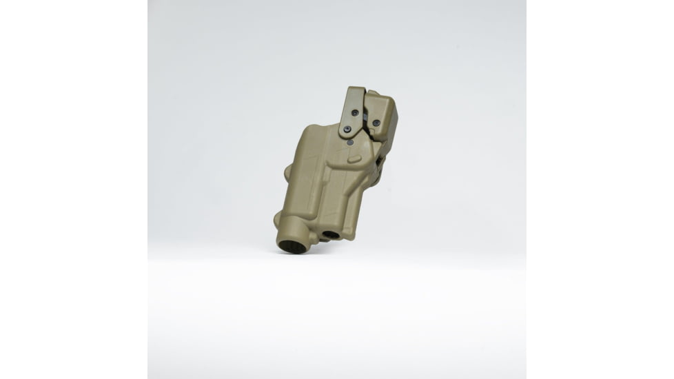 Alien Gear Holsters Rapid Force Polymer Level III OWB Belt Duty Holster, Glock 19/19X/19 MOS/23 Gen 1-4/44/45/45 MOS, Glock 17/17 MOS/22 Gen 1-4/47/47 MOS, Left Hand, Tan, Large Light, R3-M-0057-TN-LH-LL-A0-B