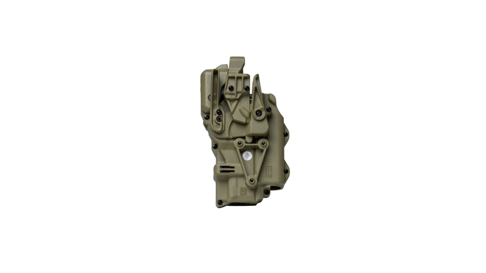 Alien Gear Holsters Rapid Force Polymer Level III OWB Belt Duty Holster, Sig P320 Full Size 9mm/.40 cal/M17/XFull, Sig P320 Compact/Carry 9 mm/.40 cal/M18/XCarry, Left Hand, Tan, Compact Light, R3-M-0691-TN-LH-CL-A0-B
