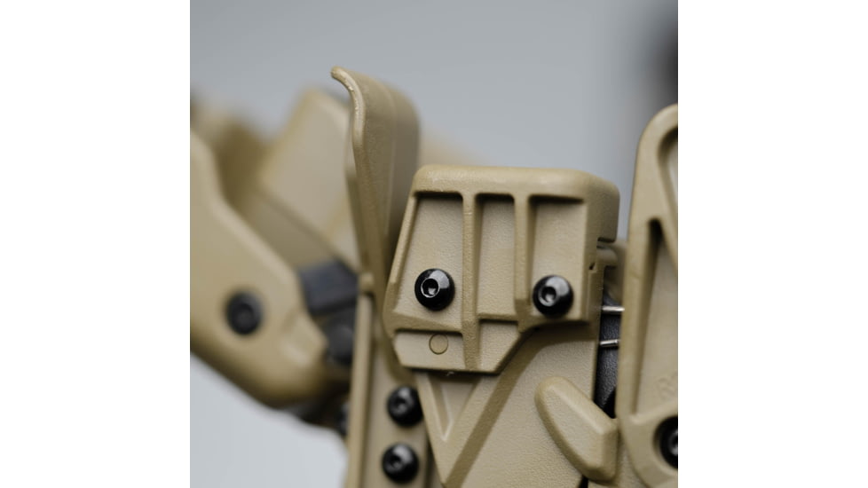 Alien Gear Holsters Rapid Force Polymer Level III OWB Belt Duty Holster, S&amp;W M&amp;P9c M2.0 Compact 4 In/M&amp;P9 2.0 4.25 In/Per. M&amp;P9 M2.0 C.O.R.E. Ported/Pro Series 4.25 In, Right Hand, Matte Black, Large Light, R3-M-0880-BK-RH-LL-A0-B