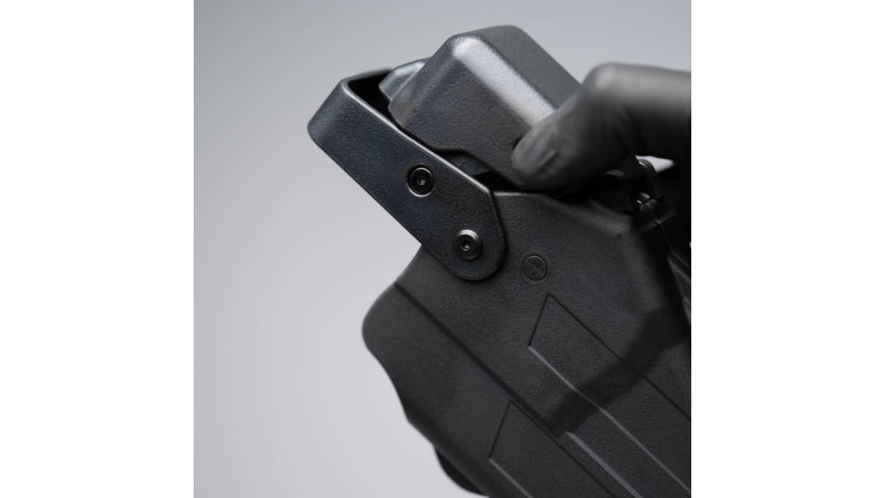 Alien Gear Holsters Rapid Force Polymer Level III OWB Belt Duty Holster, Sig P320 Full Size 9mm/.40 cal/M17/XFull, Sig P320 Compact/Carry 9 mm/.40 cal/M18/XCarry, Left Hand, Matte Black, Compact Light, R3-M-0691-BK-LH-CL-A0-B