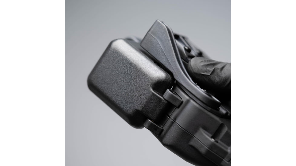 Alien Gear Holsters Rapid Force Polymer Level III OWB Belt Duty Holster, Sig P320 Full Size 9mm/.40 cal/M17/XFull, Sig P320 Compact/Carry 9 mm/.40 cal/M18/XCarry, Left Hand, Matte Black, Compact Light, R3-M-0691-BK-LH-CL-A0-B