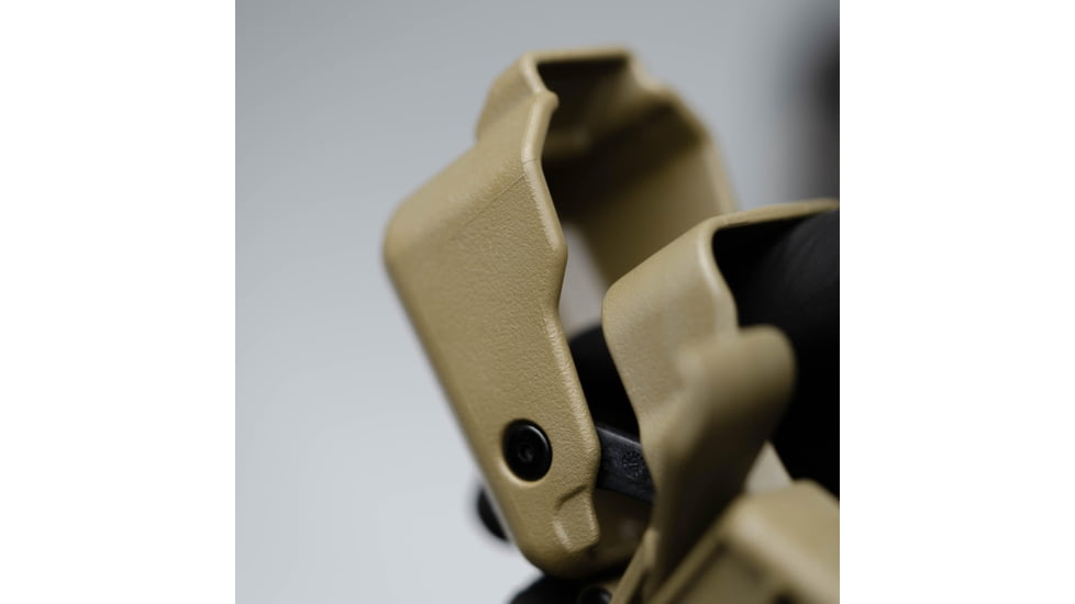 Alien Gear Holsters Rapid Force Polymer Level III OWB Belt Duty Holster, Sig P320 Full Size 9mm/.40 cal/M17/XFull, Sig P320 Compact/Carry 9 mm/.40 cal/M18/XCarry, Left Hand, Tan, Large Light, R3-M-0691-TN-LH-LL-A0-B