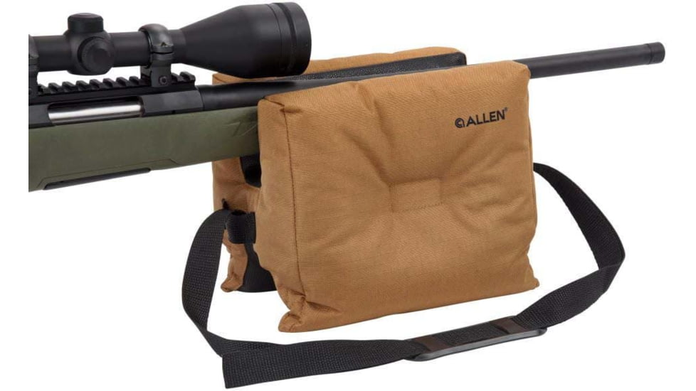Allen 18412 X-Focus Bench Shooting Rest Prefilled Made Of Coyote With Black Acce