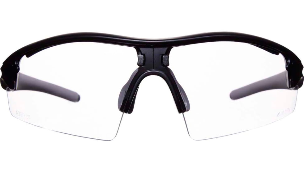 Allen Aspect Shooting Safety Glasses, Black/Gray Frame, Clear Lenses, One Size, 2380