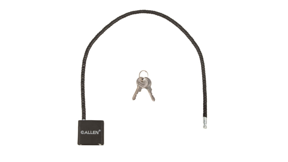 Allen Cable Lock, Black, 15in, 15414