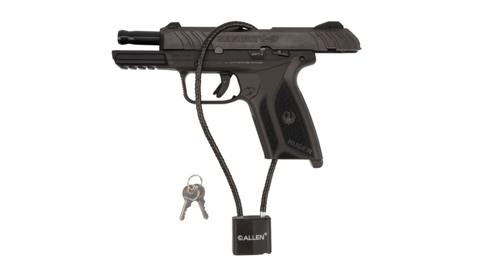 Allen Cable Lock, Black, 15in, 15414