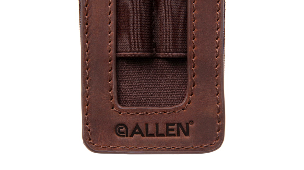 Allen Castle Rock Forend Leather Ammo Carrier, Brown, 8515