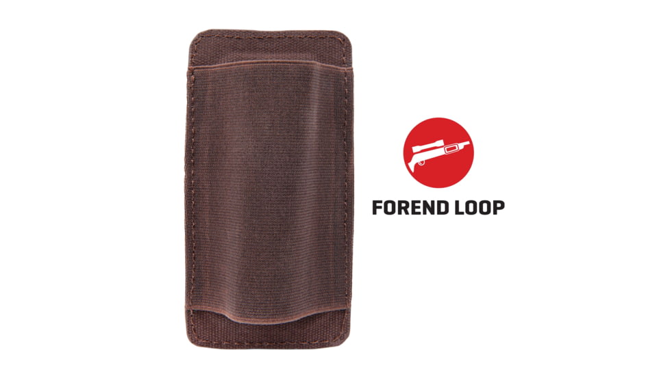 Allen Castle Rock Forend Leather Ammo Carrier, Brown, 8515