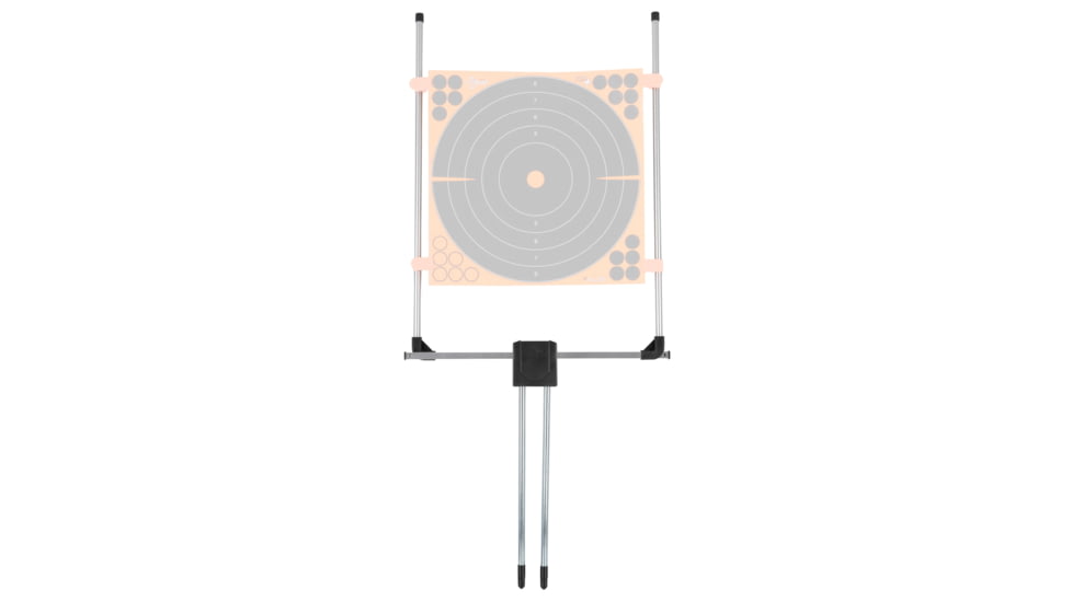Allen Company Hub Stake Adjustable Target Stand, Fits 24&quot;x24&quot; Targets, 19.5&quot; Tall, Black, 15826