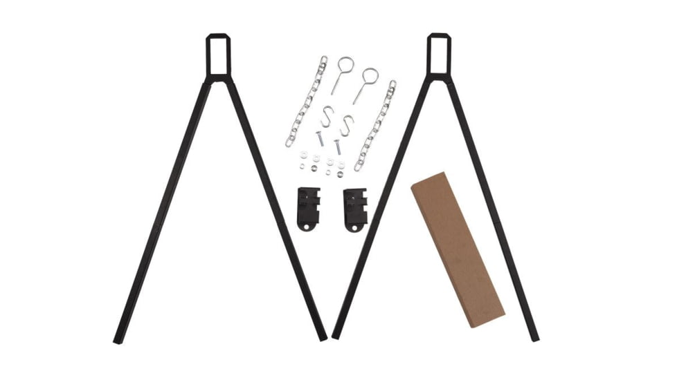 Allen Custom Target Systems Target Hanging Kit w/ Legs And Bar, Black, 10in, 15478