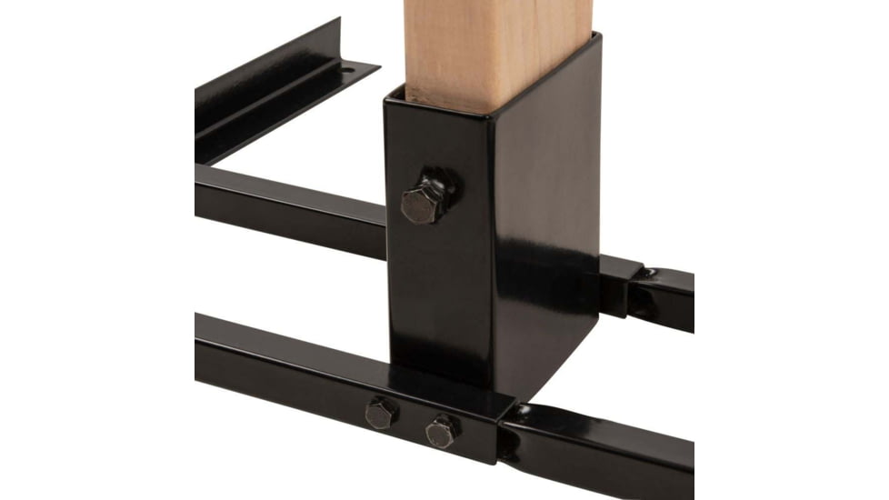 Allen EZ Aim Steel Target Stand Base, Black, Powder Coated Steel, 21in Long, 15543