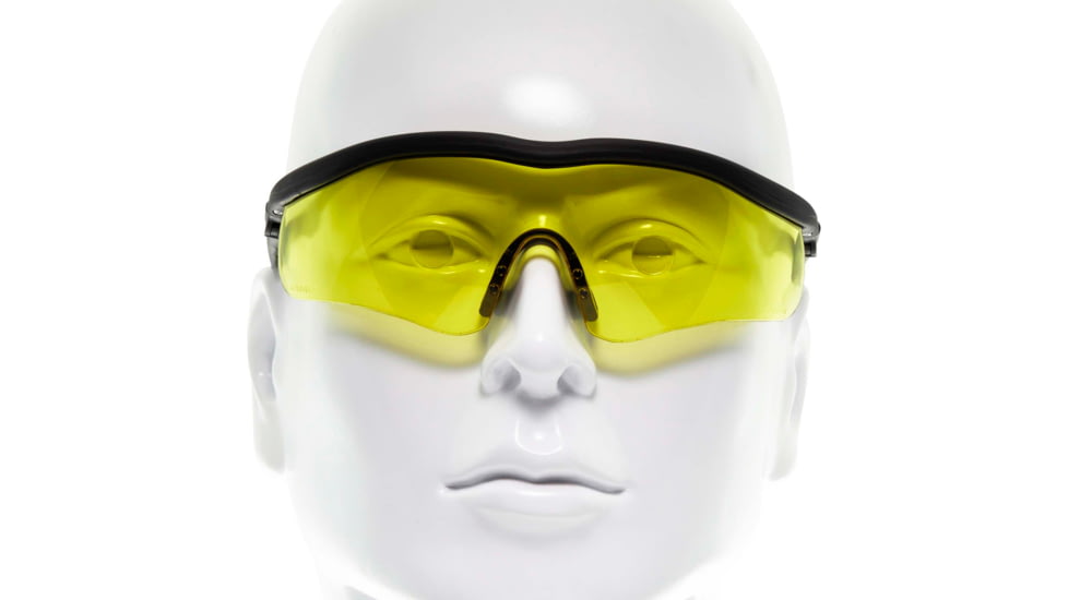 Allen Guardian Shooting Safety Glasses, Black Frame, Yellow Lenses, One Size, 2379