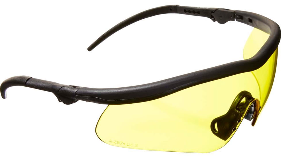 Allen Guardian Shooting Safety Glasses, Black Frame, Yellow Lenses, One Size, 2379