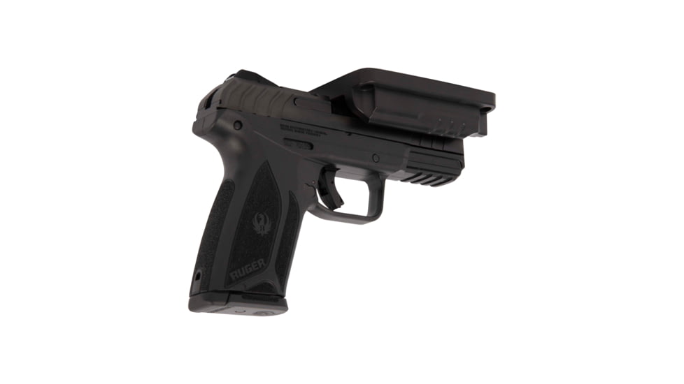 Allen Gun Ready Rail Handgun Magnet, 1 Handgun, Black, Metal, 5648