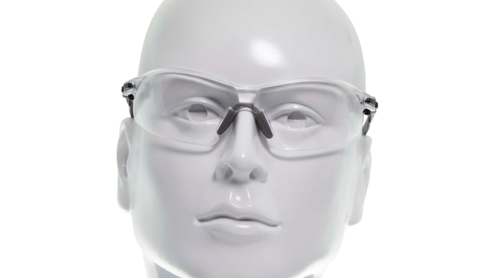 Allen Keen Shooting Safety Glasses, Black/Gray Frame, Clear Lenses, One Size, 2378