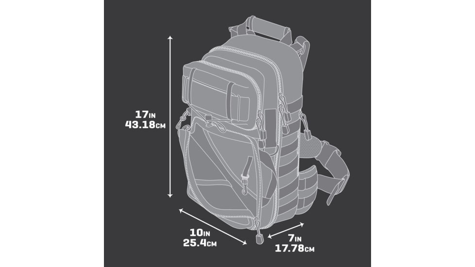 Allen Lite Force Tactical Sling Pack 18x9.75x7.5 Inches Tan