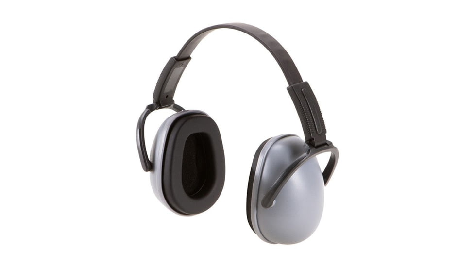 Allen Passive Muff &amp; Eye Combo 23dB, Gray Muffs/Clear Eyes, 2229