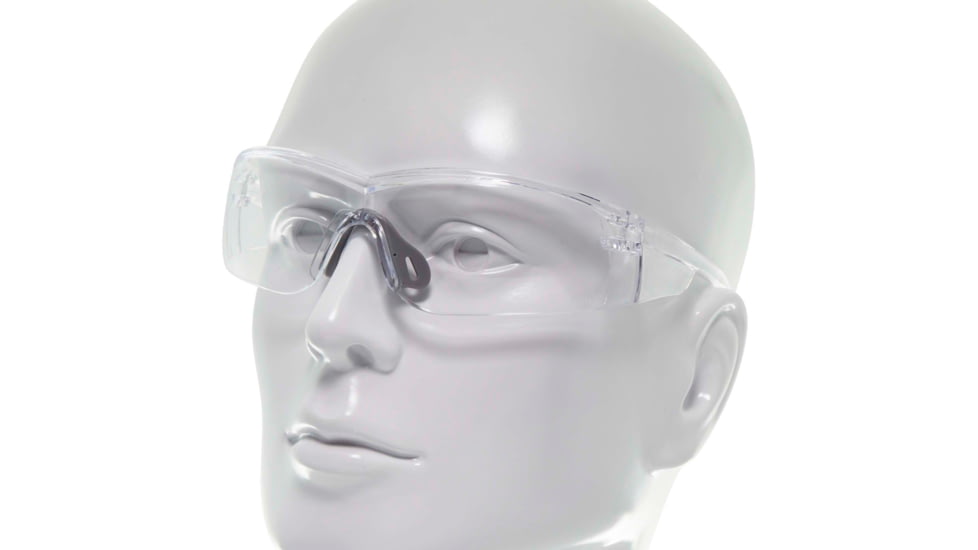 Allen Protector Shooting Safety Glasses, Clear Frame, Clear Lenses, One Size, 2385