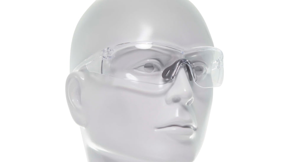 Allen Protector Shooting Safety Glasses, Clear Frame, Clear Lenses, One Size, 2385
