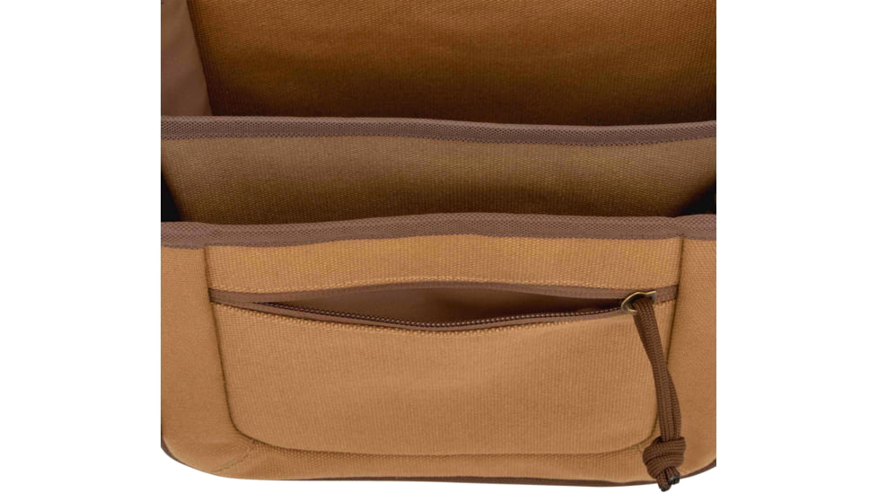 Allen Rival Shell Bag, 52in Waist Belt, Caramel Brown, Double Compartment, 8332