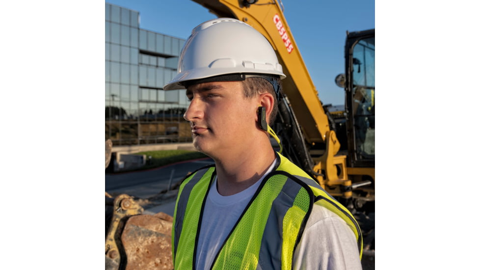 Allen ULTRX Wave Banded Ear Plugs, Gray/Yellow, 4102