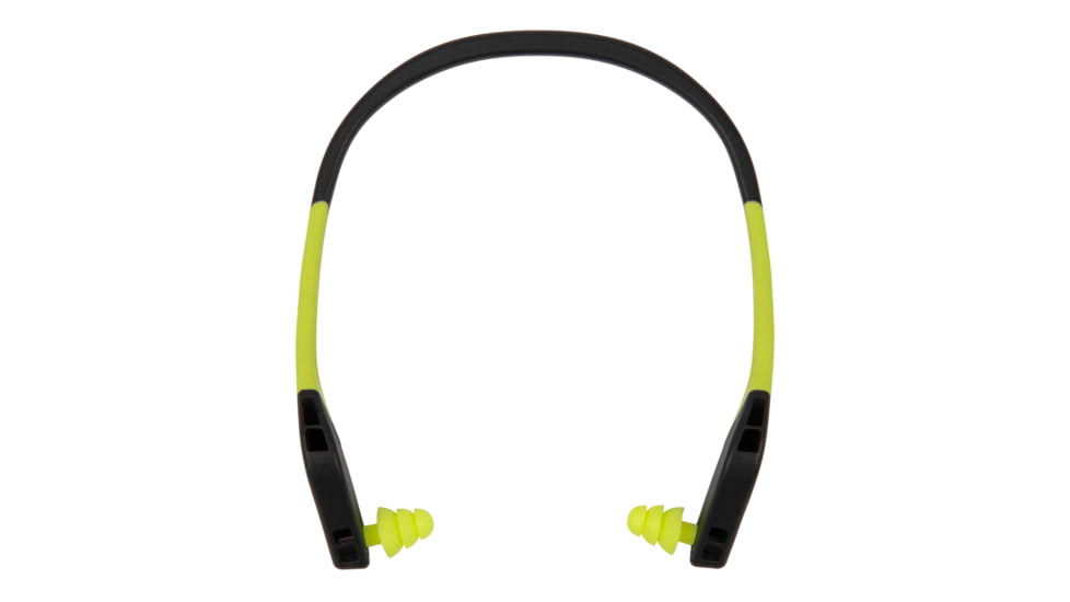 Allen ULTRX Wave Banded Ear Plugs, Gray/Yellow, 4102