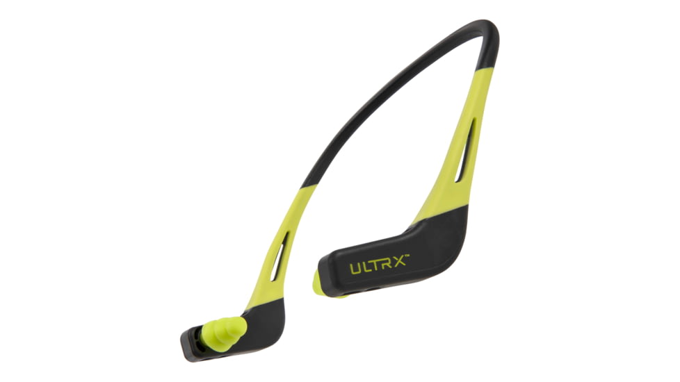 Allen ULTRX Wave Banded Ear Plugs, Gray/Yellow, 4102