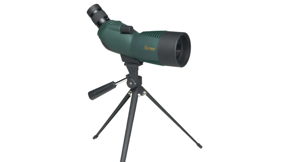Alpen 15-45x60 Compact Waterproof Angled Spotting Scope, 45 Degree Eyepiece - 728