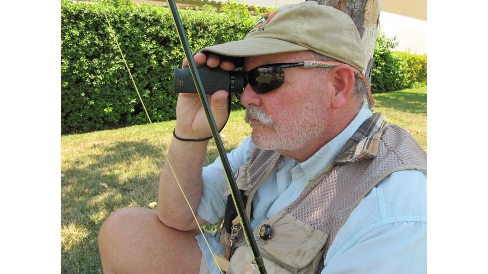 Alpen 8x25 Waterproof Long Eye Relief Rubber Covered BaK4 Monocular, Matte