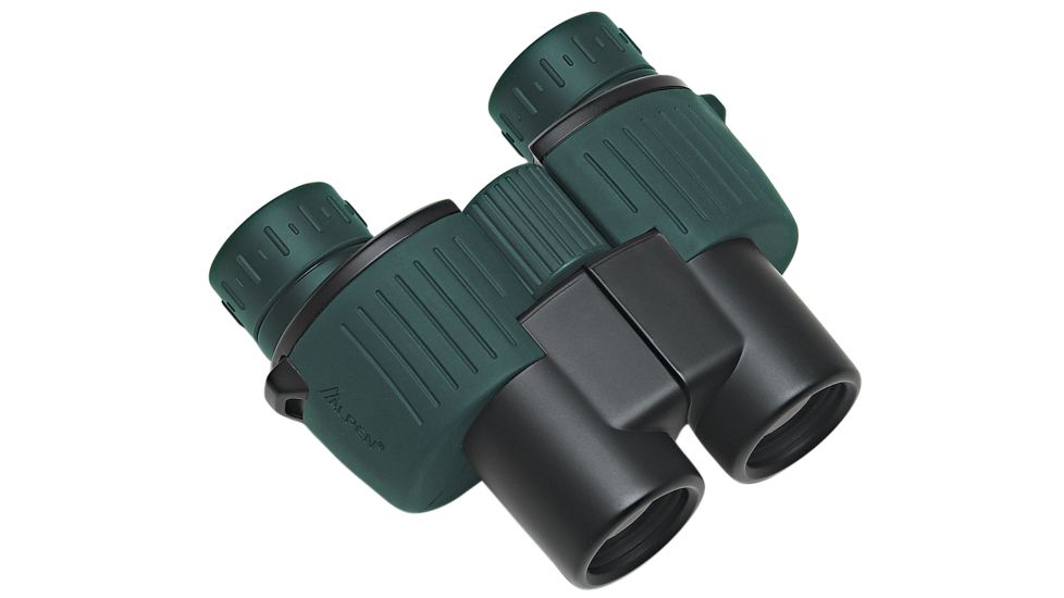 Alpen Pro 8x25 Long Eye Relief Compact Porro BaK4 Prism Binoculars, Green - 335