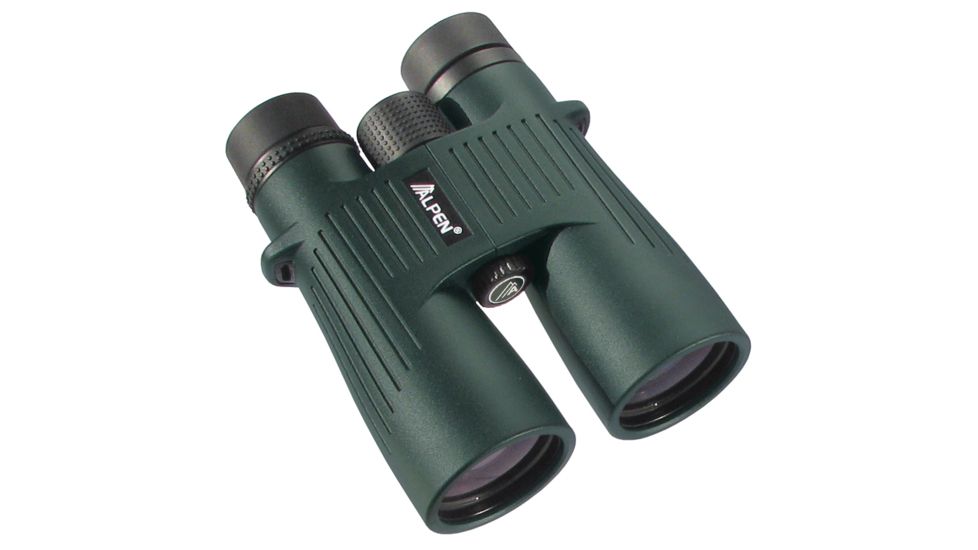 Alpen Shasta Ridge 8.5x50 Waterproof Relief 386SR Roof Prism Binoculars, Green