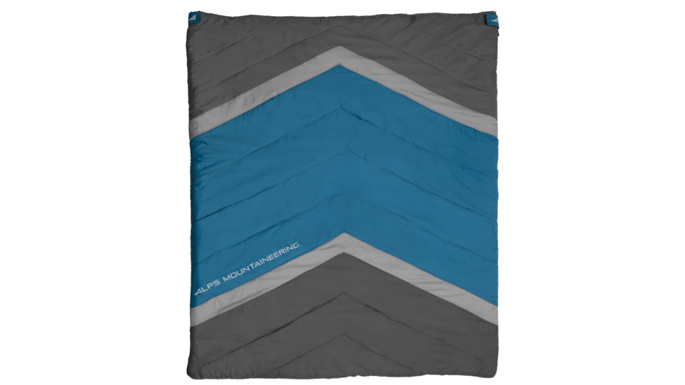 ALPS Mountaineering Spectrum 20 Sleeping Bag, Deep Sea/Charcoal, 68in x 80in, 4119833