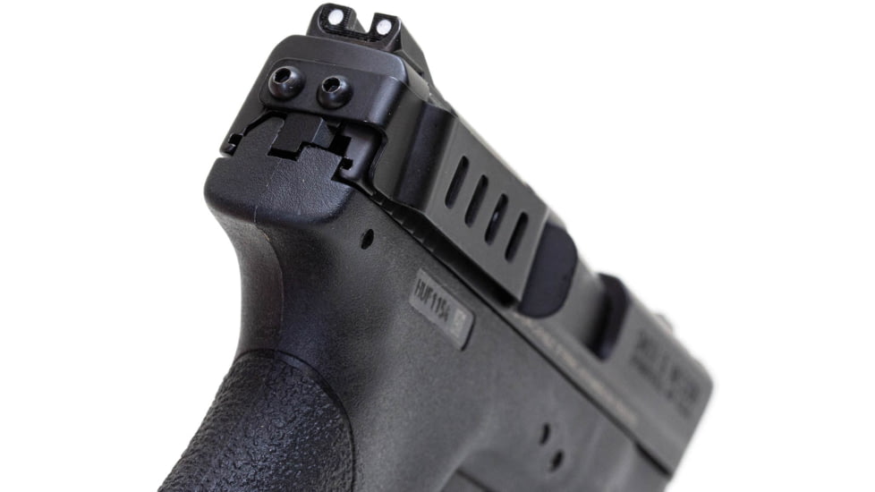 Techna Clips Gun Belt Clip for S&amp;W M&amp;P Shield .45 Belt, Right-Side, Black, SH45BA