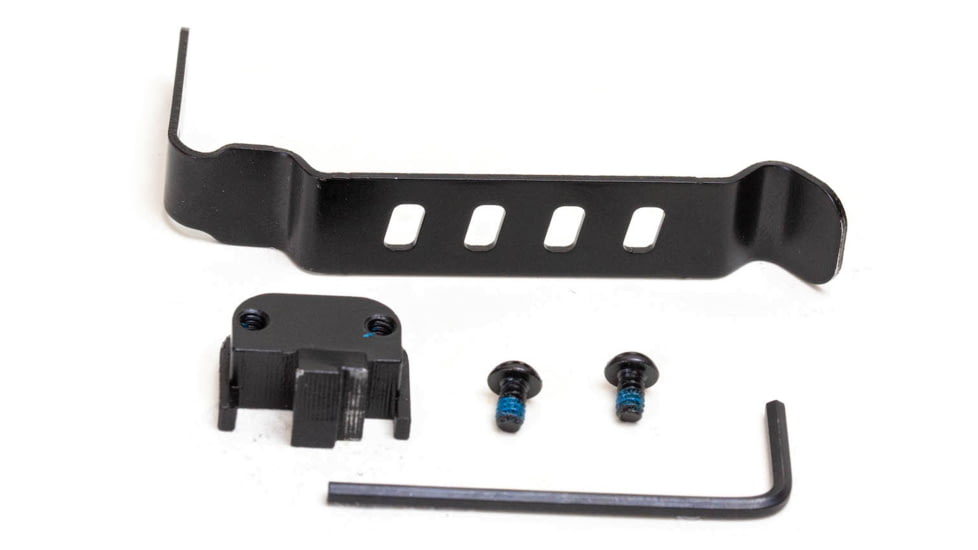 Techna Clips Gun Belt Clip for S&amp;W M&amp;P Shield .45 Belt, Right-Side, Black, SH45BA
