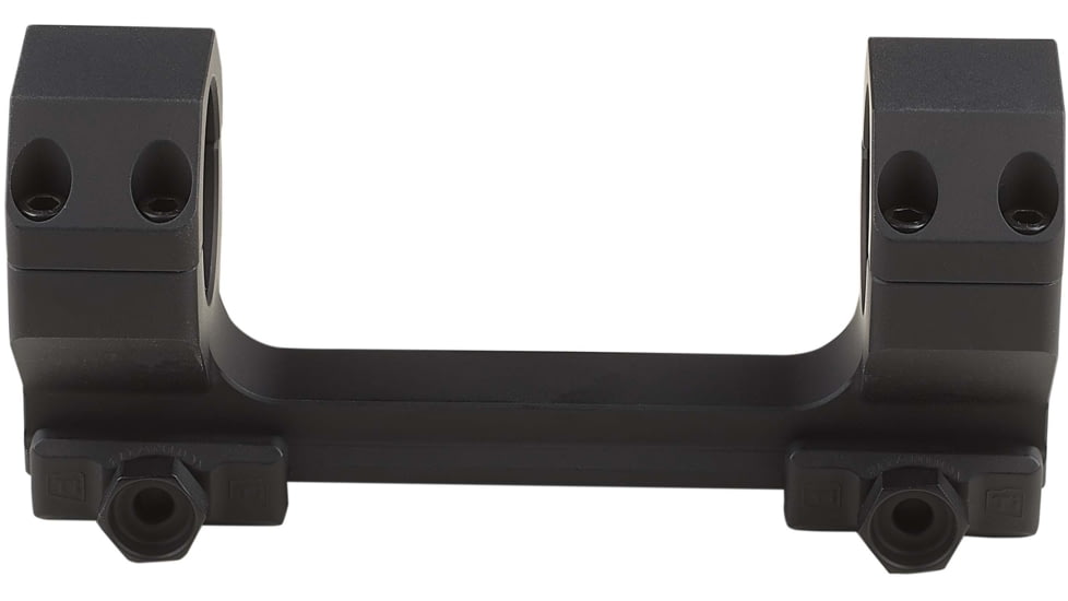 American Defense Manufacturing 30mm Dual Ring Scope Mount w/ 1/2in Titanium GI Bolts, Black, Small, AD-DELTA-30-TGIB